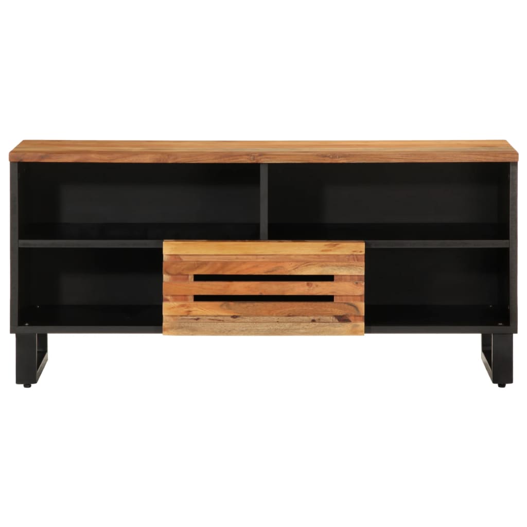 vidaXL Szafka pod telewizor, 100x34x46 cm, lite drewno akacjowe