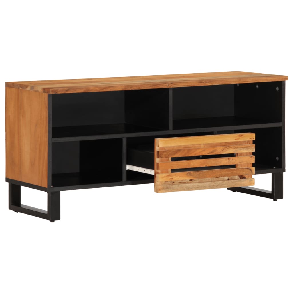 vidaXL Szafka pod telewizor, 100x34x46 cm, lite drewno akacjowe