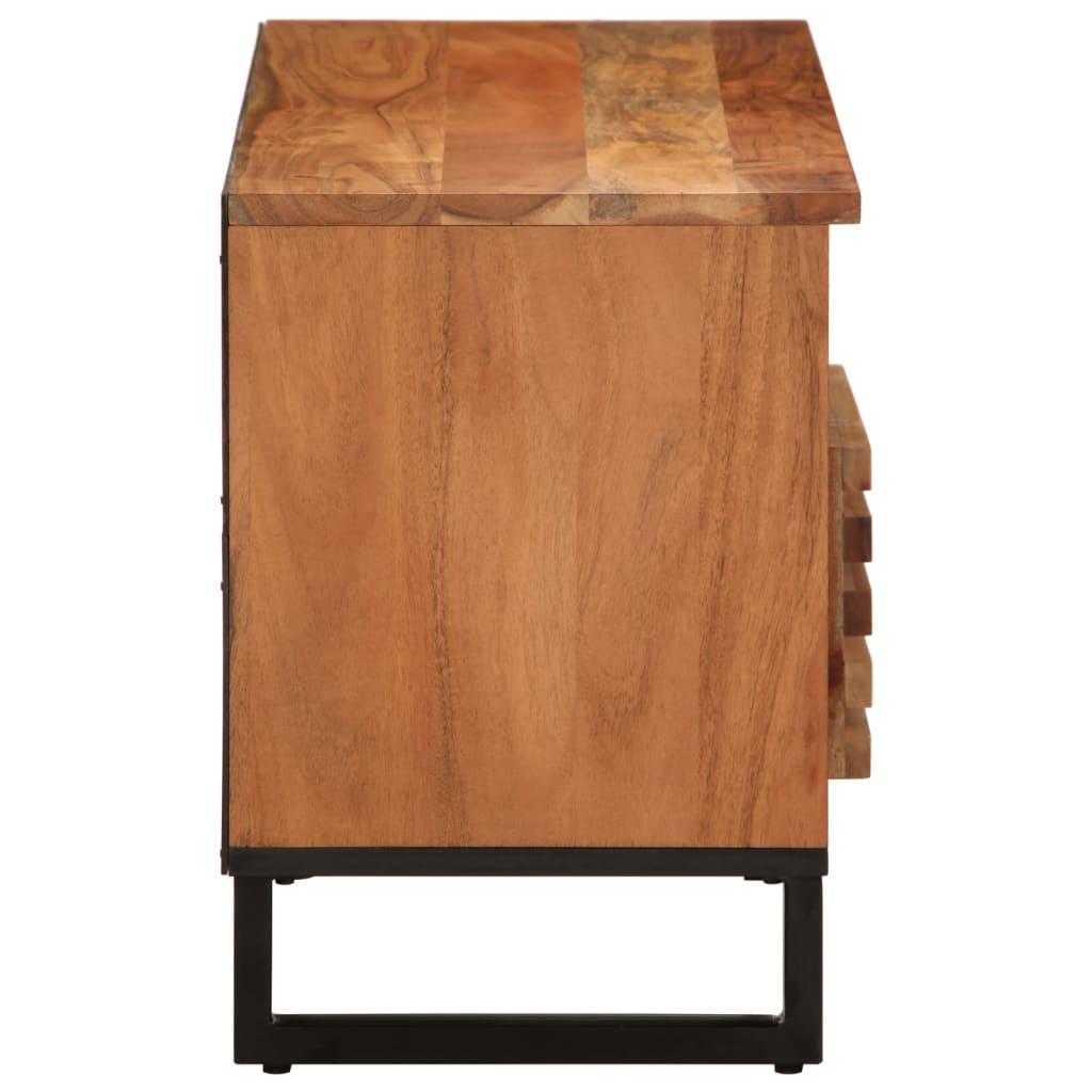 vidaXL Szafka pod telewizor, 100x34x46 cm, lite drewno akacjowe