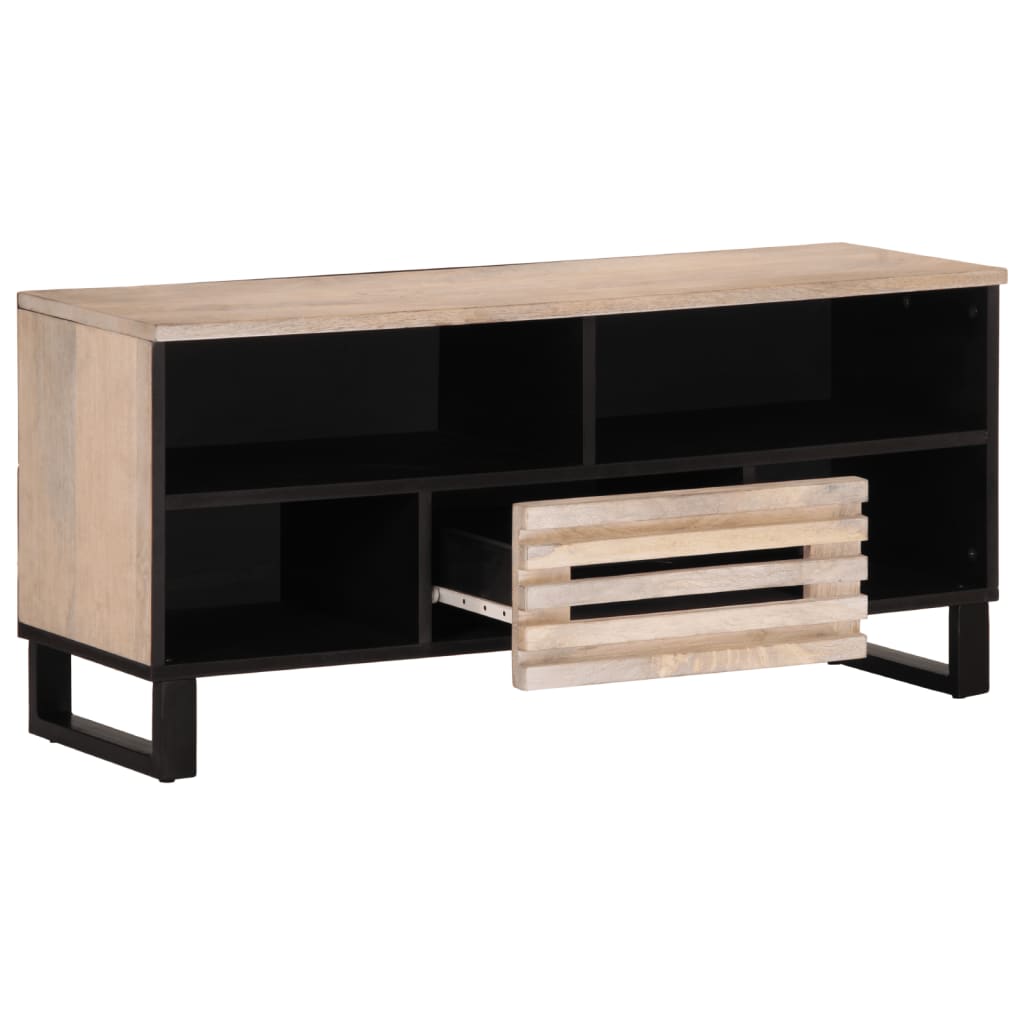 vidaXL Szafka pod telewizor, 100x34x46 cm, lite drewno mango