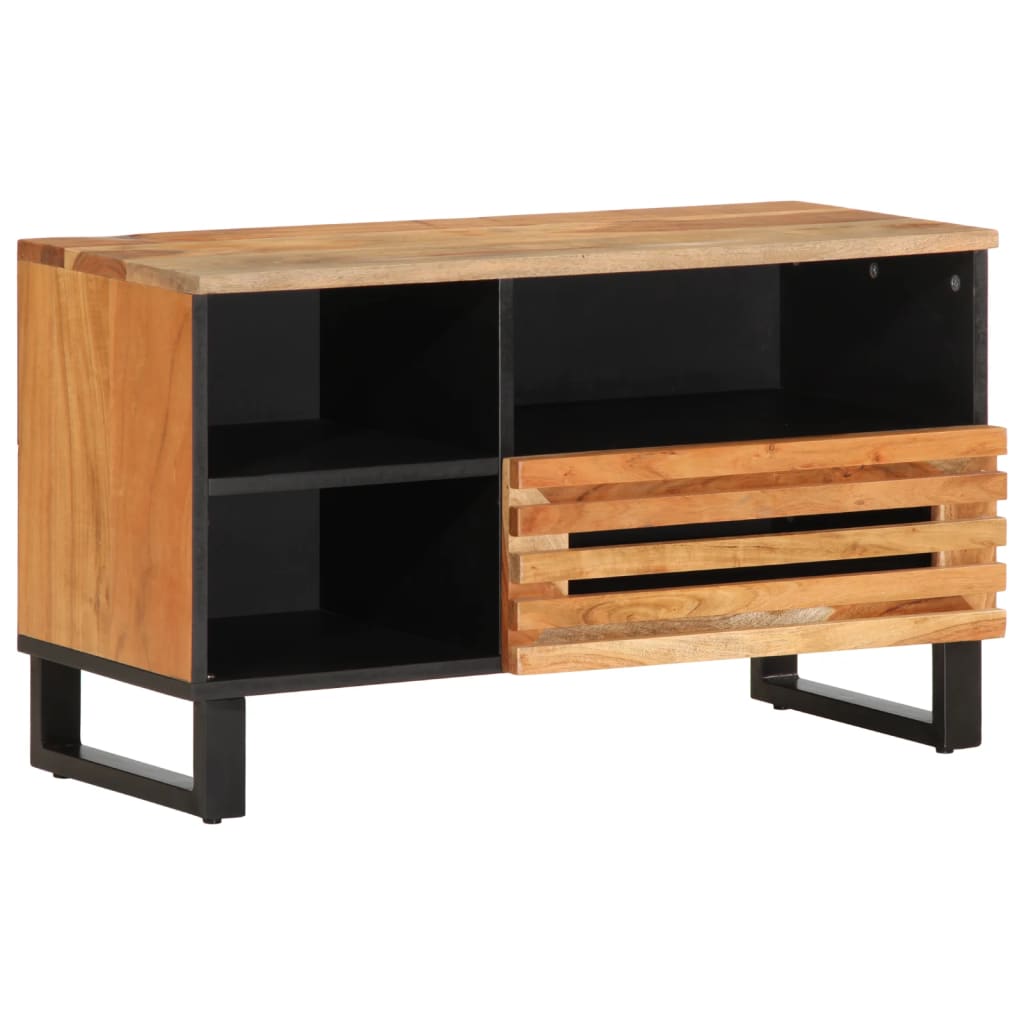 vidaXL Szafka pod telewizor, 80x34x46 cm, lite drewno akacjowe