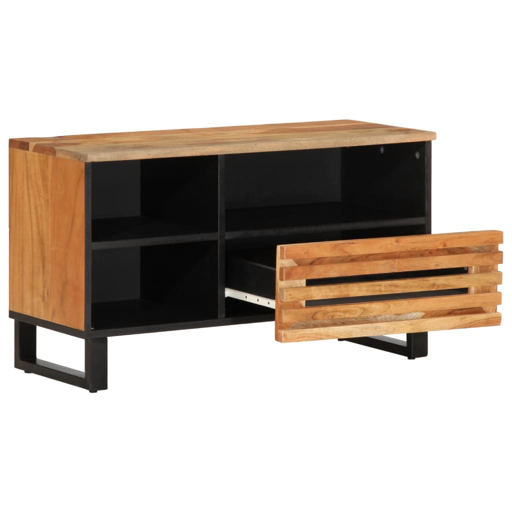 vidaXL Szafka pod telewizor, 80x34x46 cm, lite drewno akacjowe