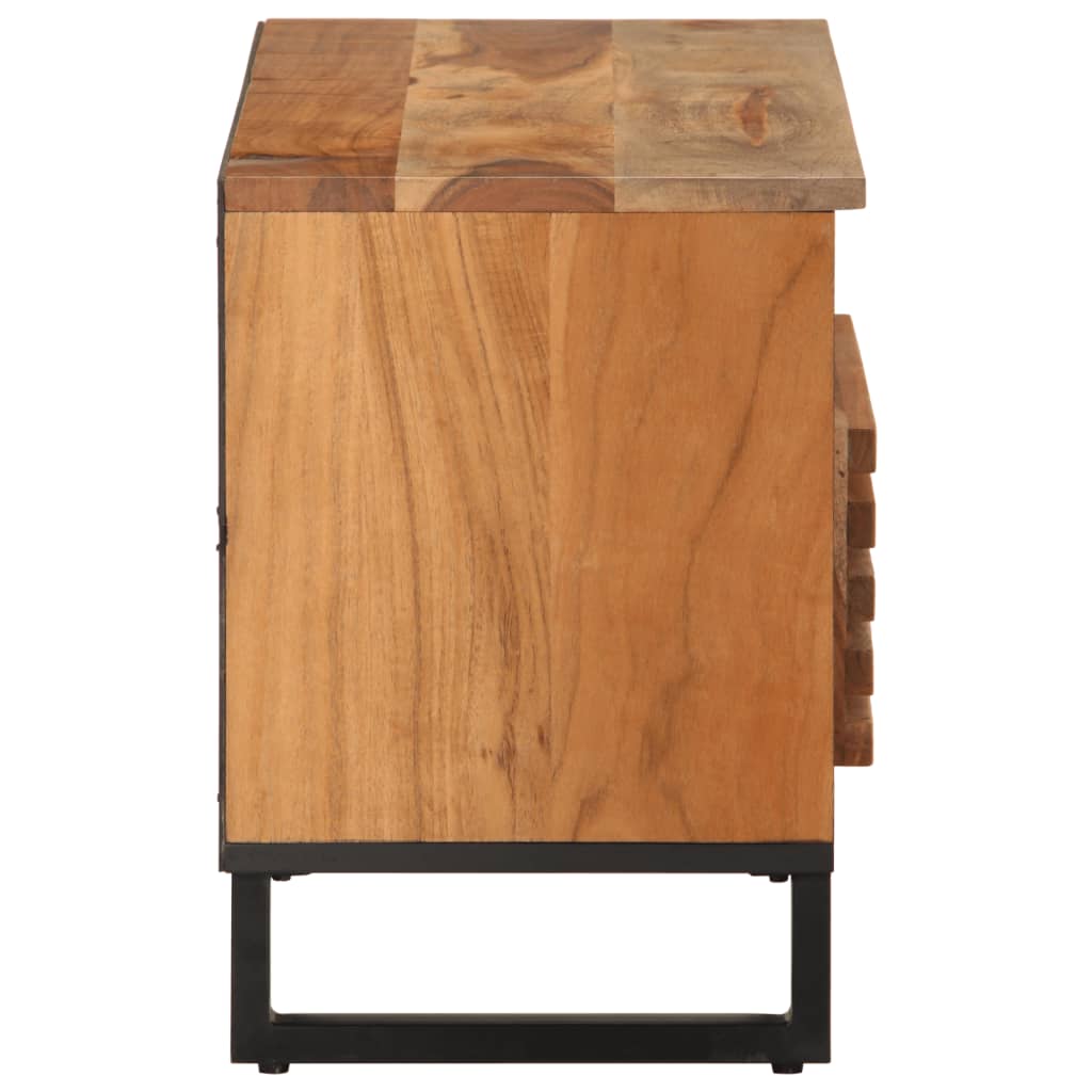 vidaXL Szafka pod telewizor, 80x34x46 cm, lite drewno akacjowe