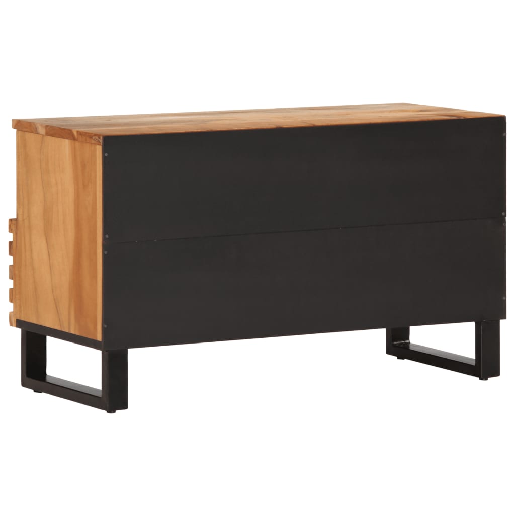 vidaXL Szafka pod telewizor, 80x34x46 cm, lite drewno akacjowe