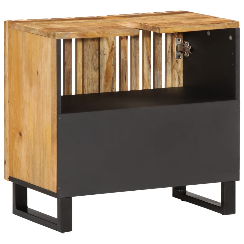 vidaXL Szafka pod umywalkę, 62x34x58 cm, surowe drewno mango