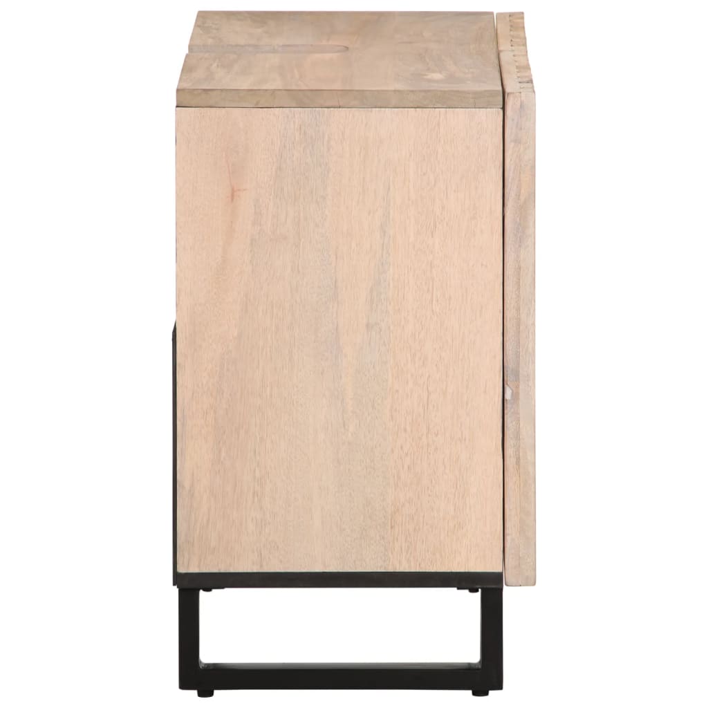 vidaXL Szafka pod umywalkę, 62x34x58 cm, lite drewno mango