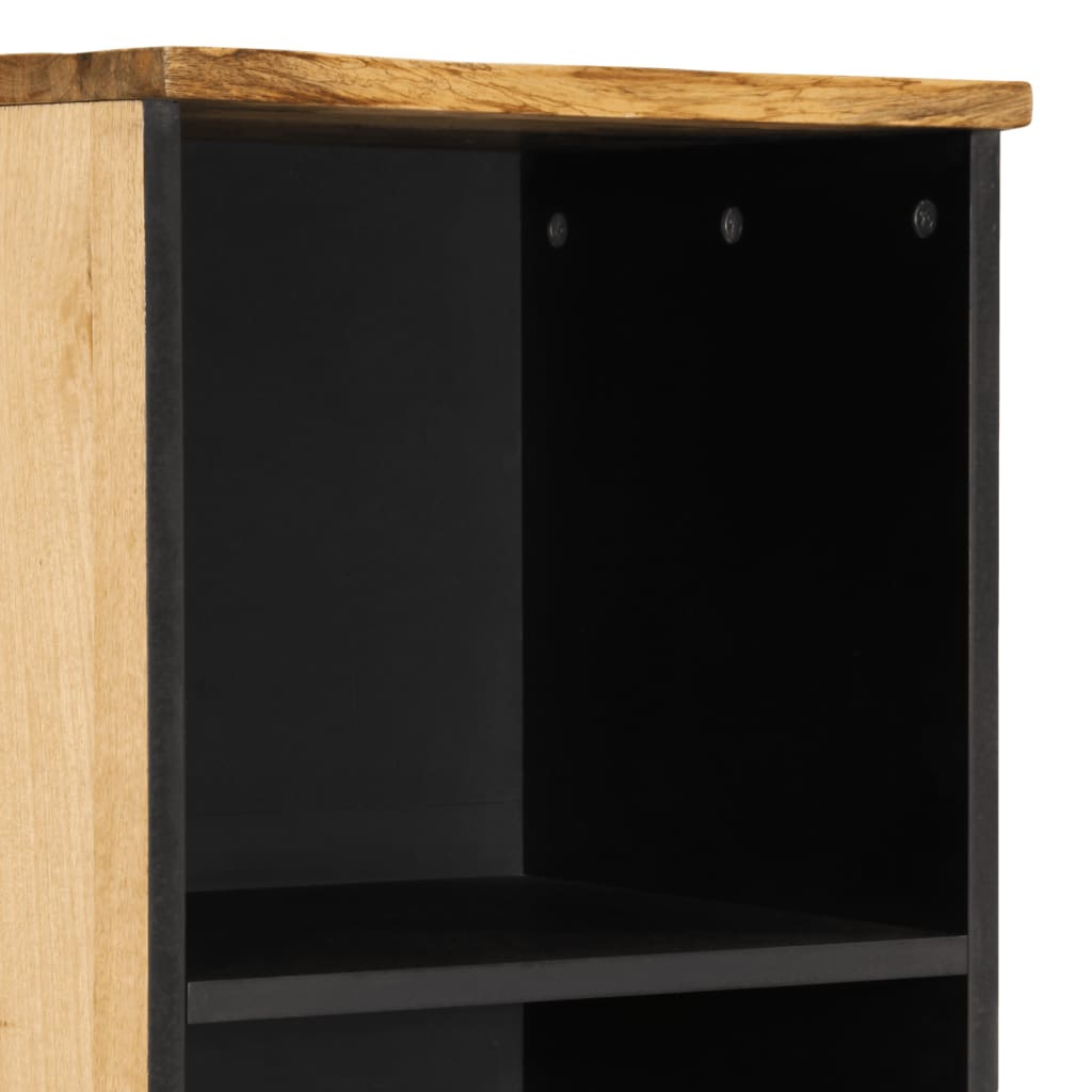 vidaXL Szafka, 38x34x160 cm, surowe drewno mango