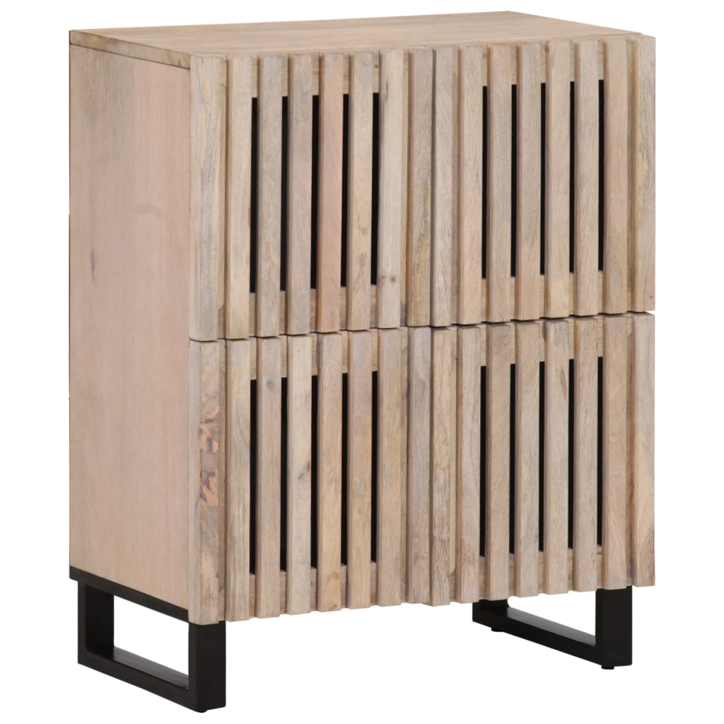 vidaXL Szafka, 60x34x75 cm, lite drewno mango