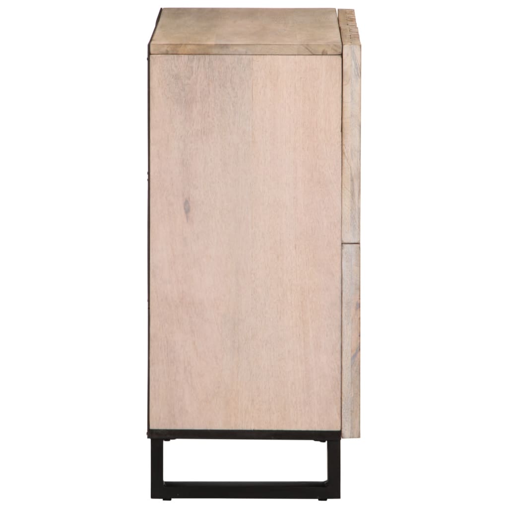 vidaXL Szafka, 60x34x75 cm, lite drewno mango