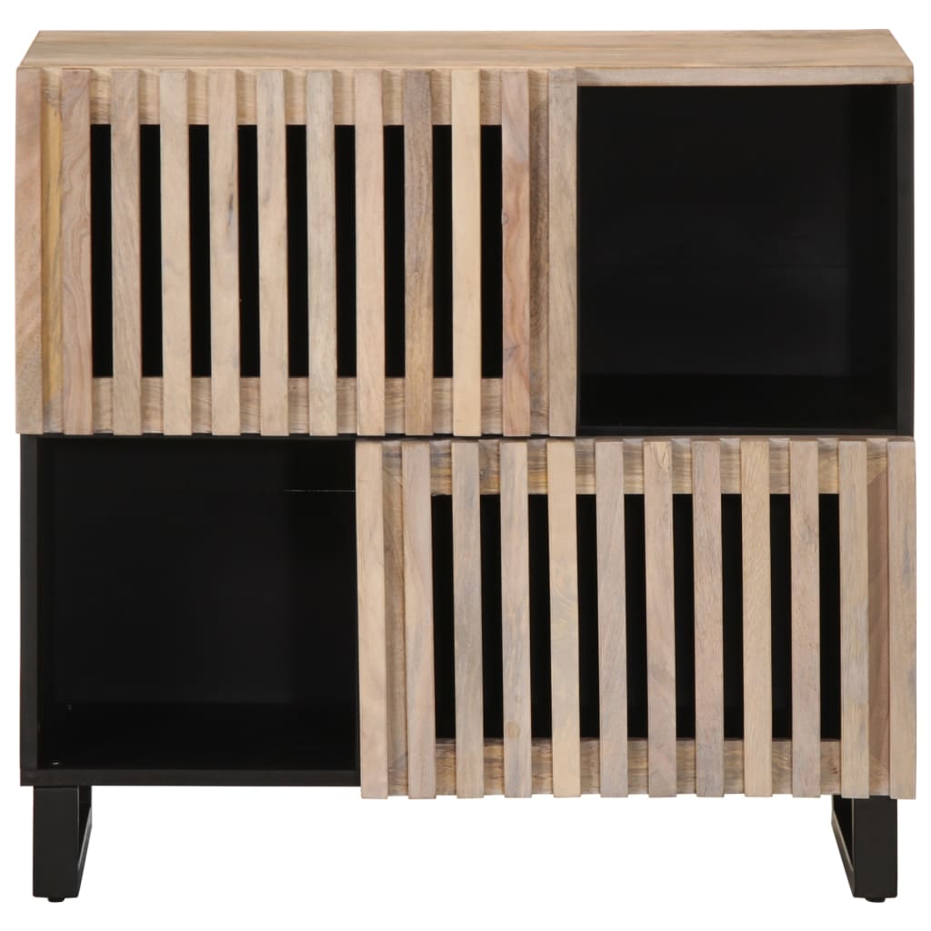 vidaXL Szafka, 80x34x75 cm, lite drewno mango