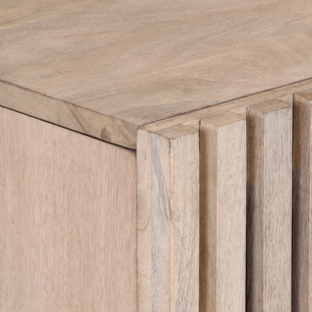 vidaXL Szafka, 80x34x75 cm, lite drewno mango