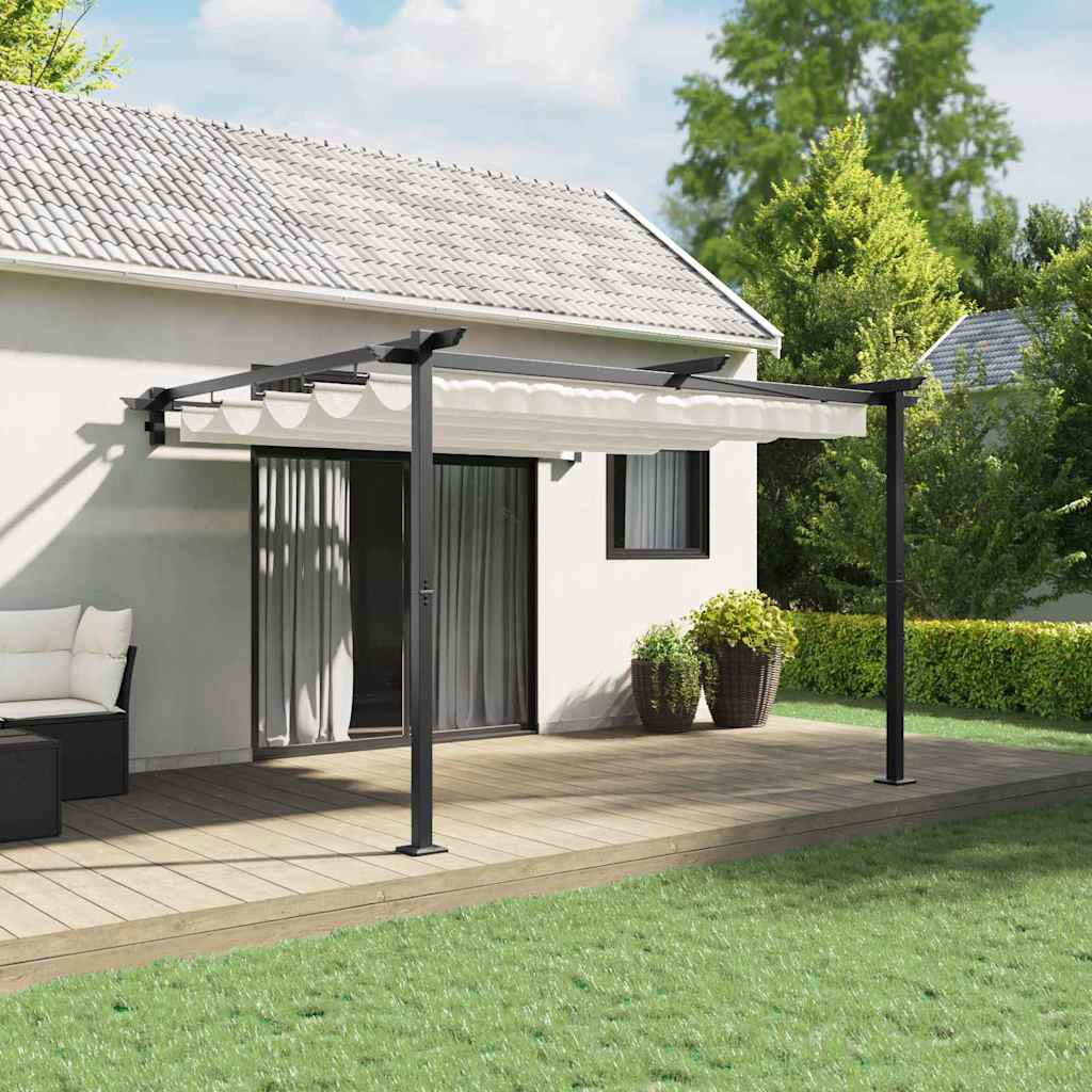 vidaXL Altana 300 x 300 x 200 cm kremowy Poliester