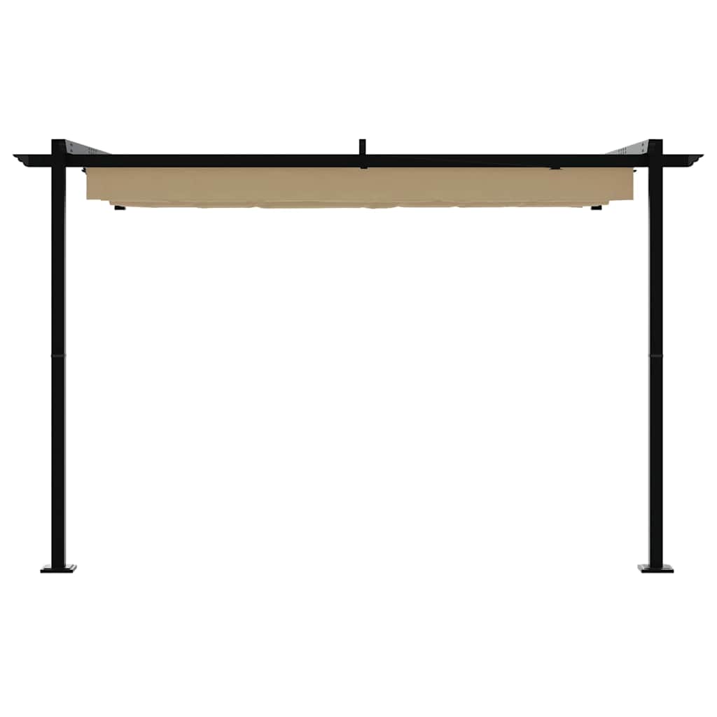 vidaXL Altana 300 x 300 x 200 cm Ciemnoszary Poliester