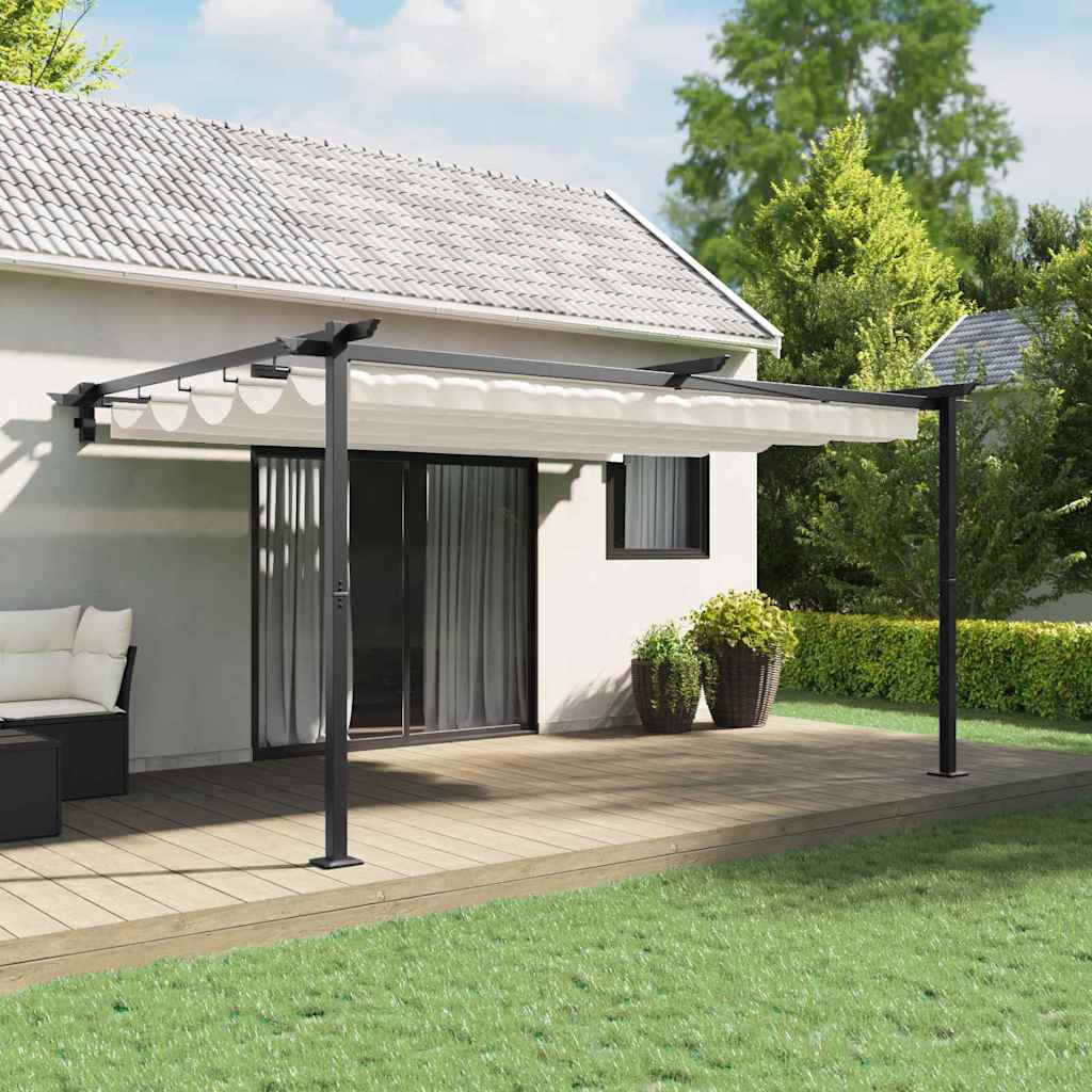 vidaXL Altana 400 x 300 x 200 cm kremowy Poliester