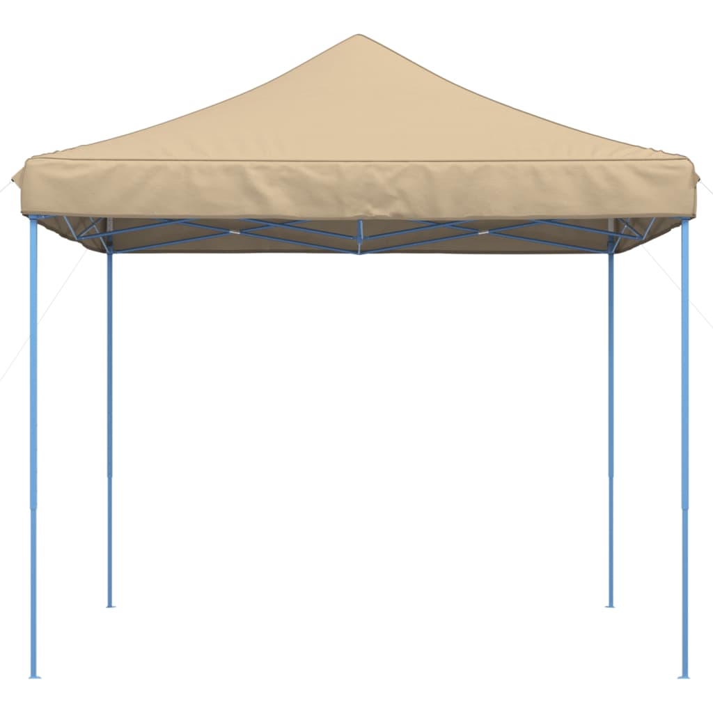 vidaXL Składany namiot imprezowy typu pop-up, beżowy, 292x292x315 cm
