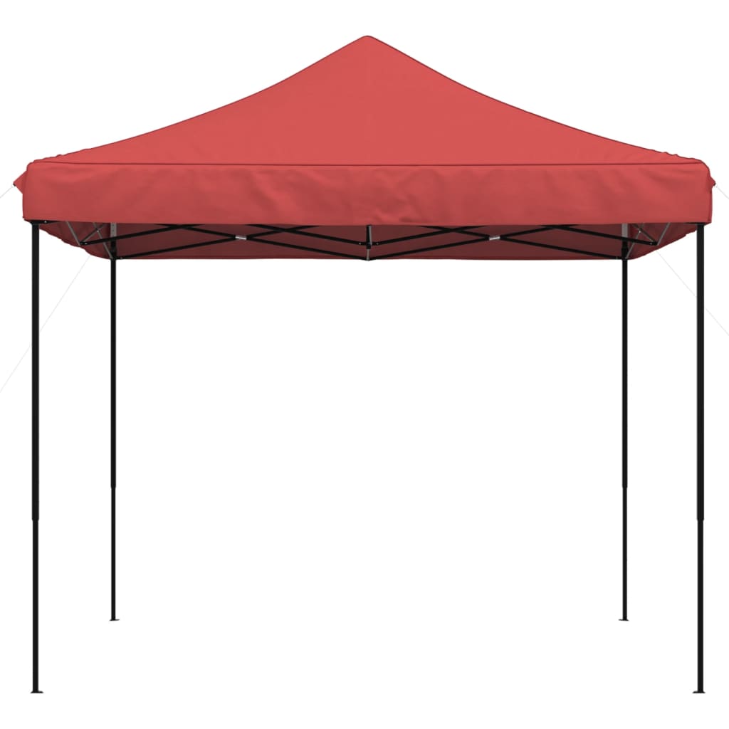 vidaXL Składany namiot imprezowy pop-up, burgundowy, 292x292x315 cm