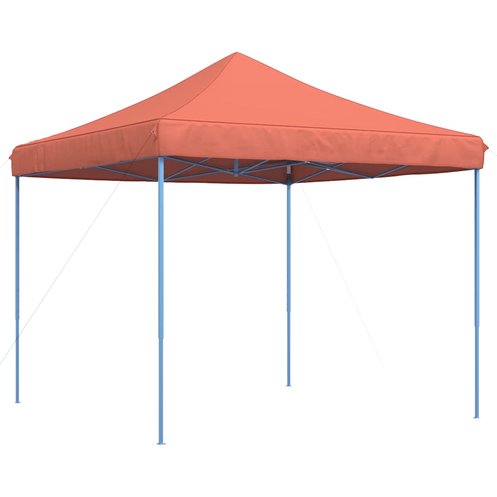 vidaXL Składany namiot imprezowy typu pop-up, terakota, 292x292x315 cm