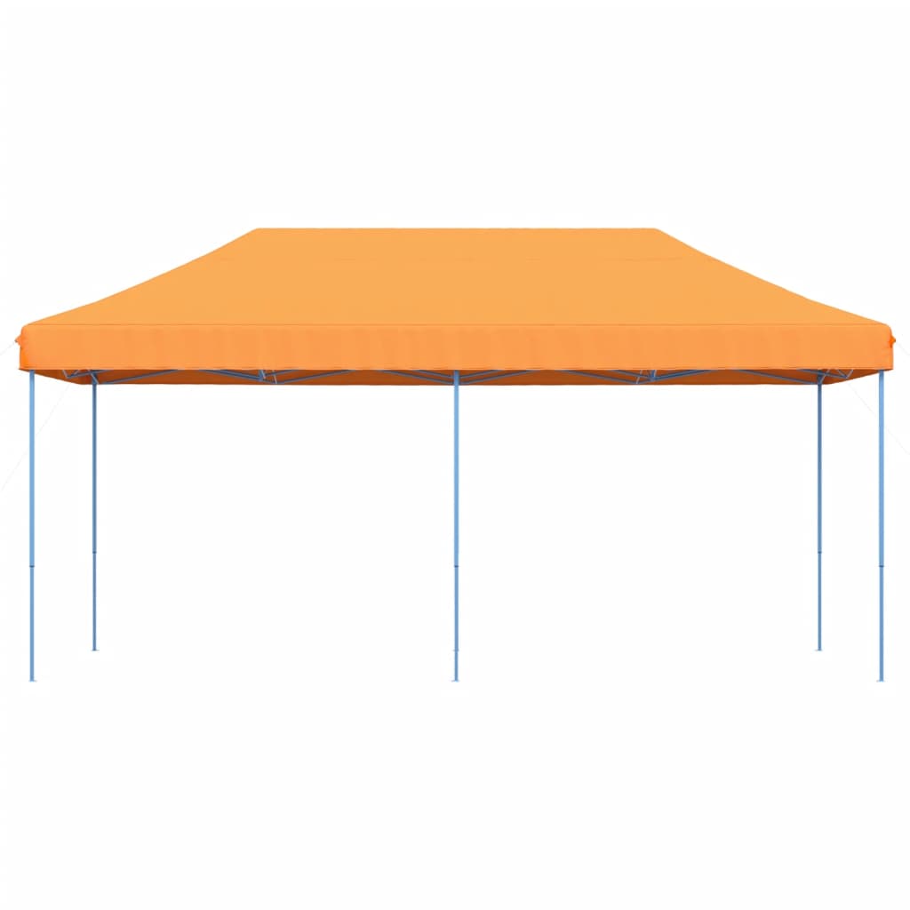 vidaXL Składany namiot imprezowy pop-up, pomarańczowy, 580x292x315 cm