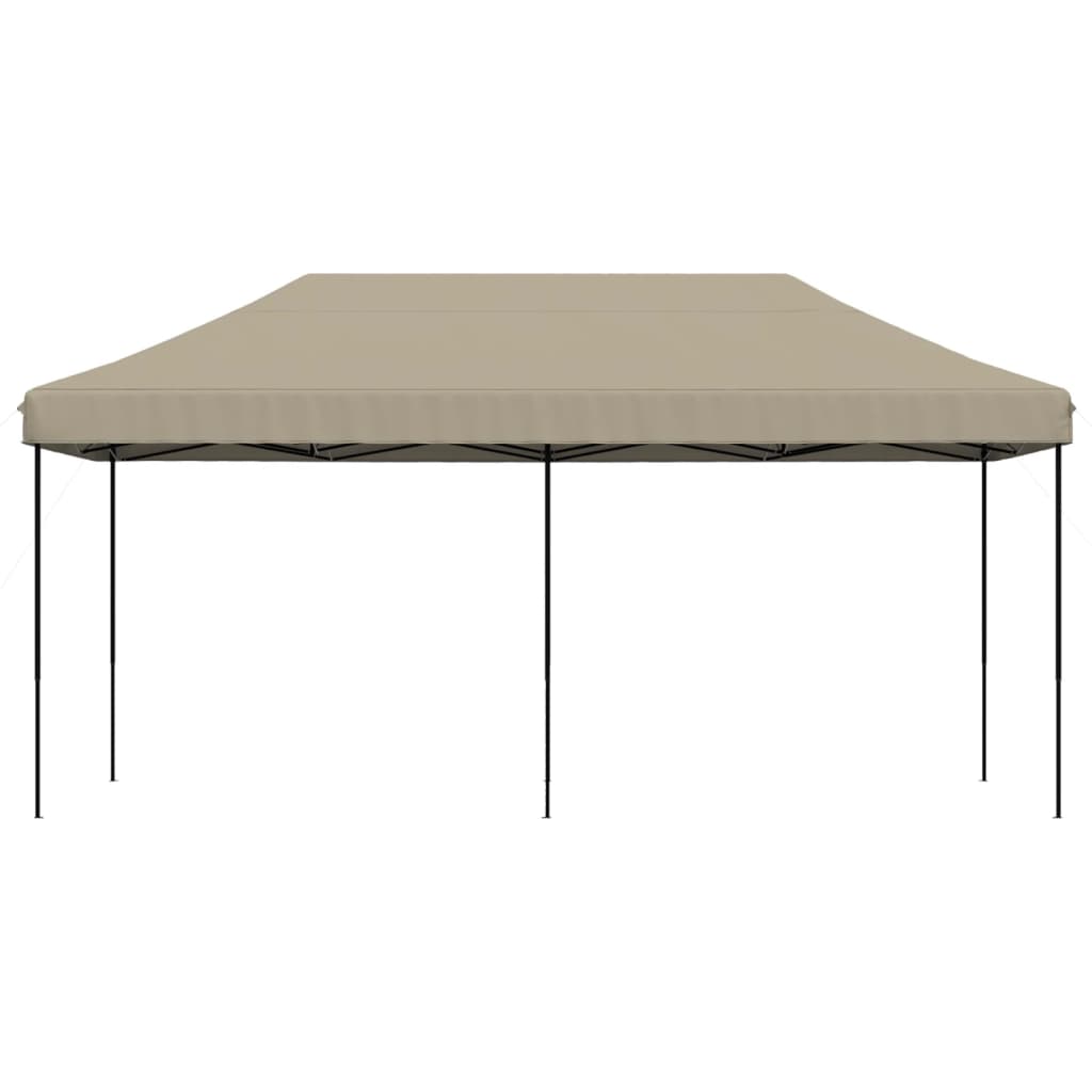 vidaXL Składany namiot imprezowy typu pop-up, taupe, 580x292x315 cm