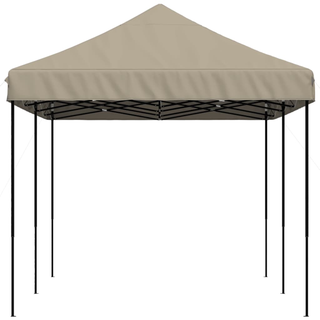 vidaXL Składany namiot imprezowy typu pop-up, taupe, 580x292x315 cm