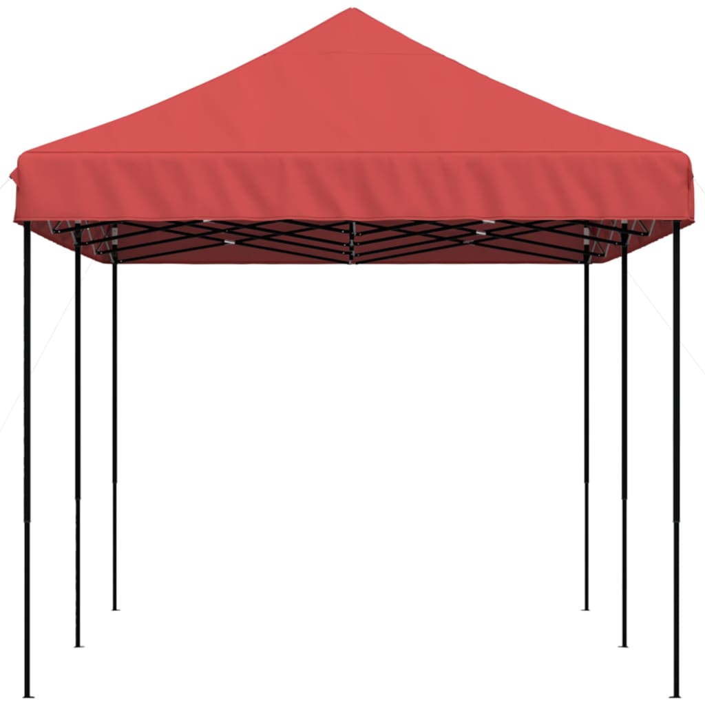 vidaXL Składany namiot imprezowy pop-up, burgundowy, 580x292x315 cm