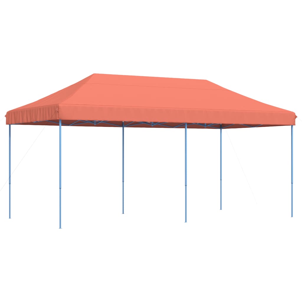 vidaXL Składany namiot imprezowy typu pop-up, terakota, 580x292x315 cm