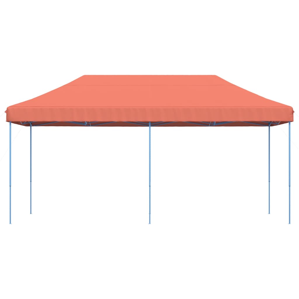 vidaXL Składany namiot imprezowy typu pop-up, terakota, 580x292x315 cm