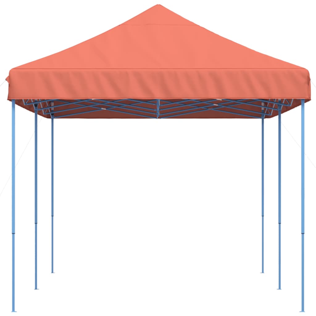 vidaXL Składany namiot imprezowy typu pop-up, terakota, 580x292x315 cm