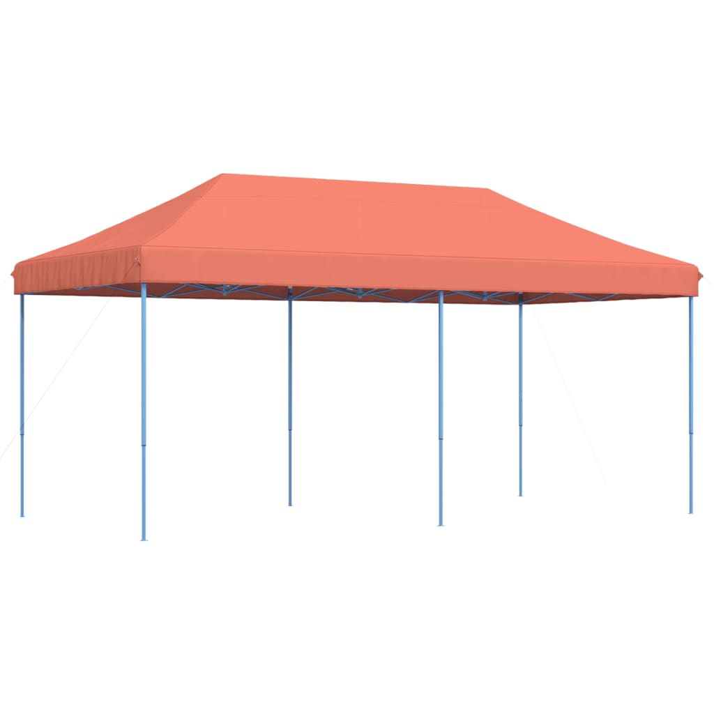 vidaXL Składany namiot imprezowy typu pop-up, terakota, 580x292x315 cm