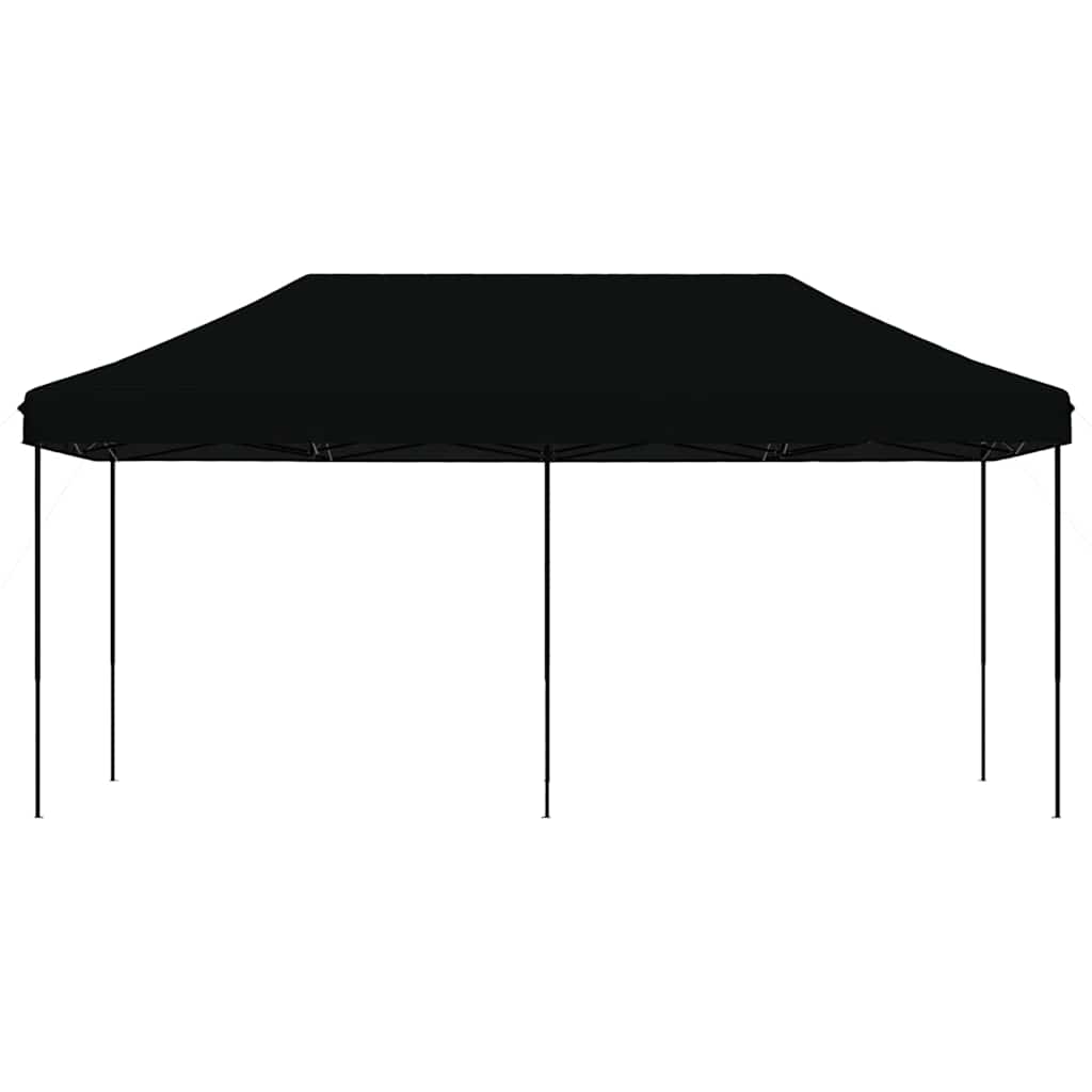 vidaXL Składany namiot imprezowy typu pop-up, czarny, 580x292x315 cm