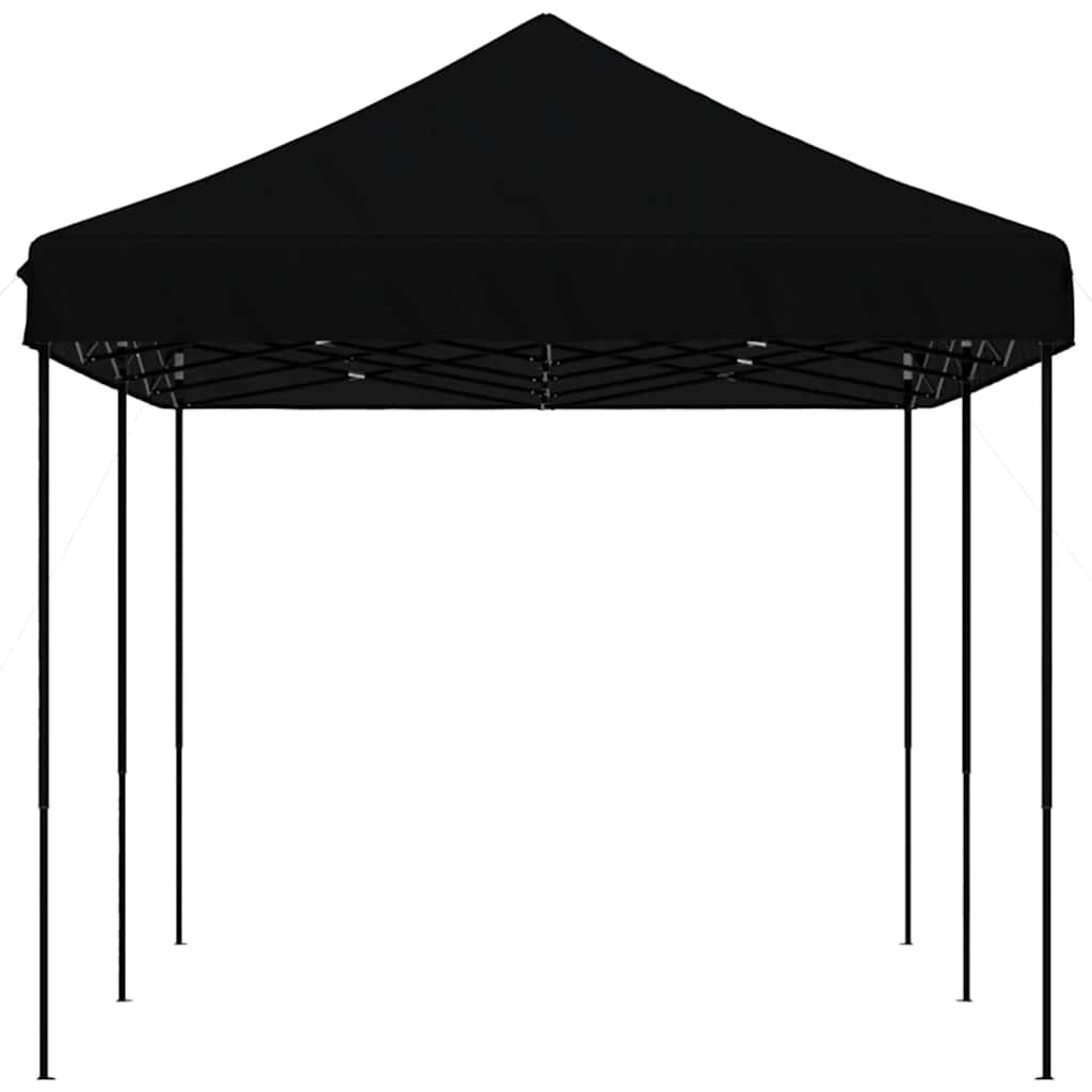 vidaXL Składany namiot imprezowy typu pop-up, czarny, 580x292x315 cm