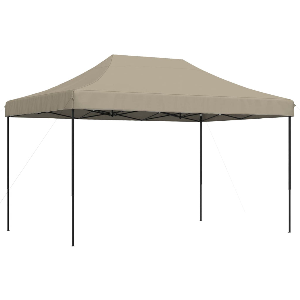 vidaXL Składany namiot imprezowy typu pop-up, taupe, 440x292x315 cm