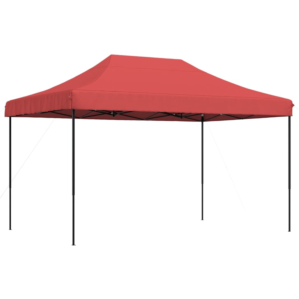 vidaXL Składany namiot imprezowy pop-up, burgundowy, 440x292x315 cm