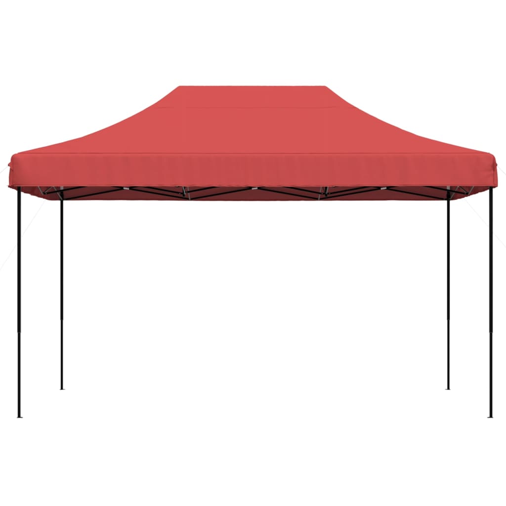 vidaXL Składany namiot imprezowy pop-up, burgundowy, 440x292x315 cm