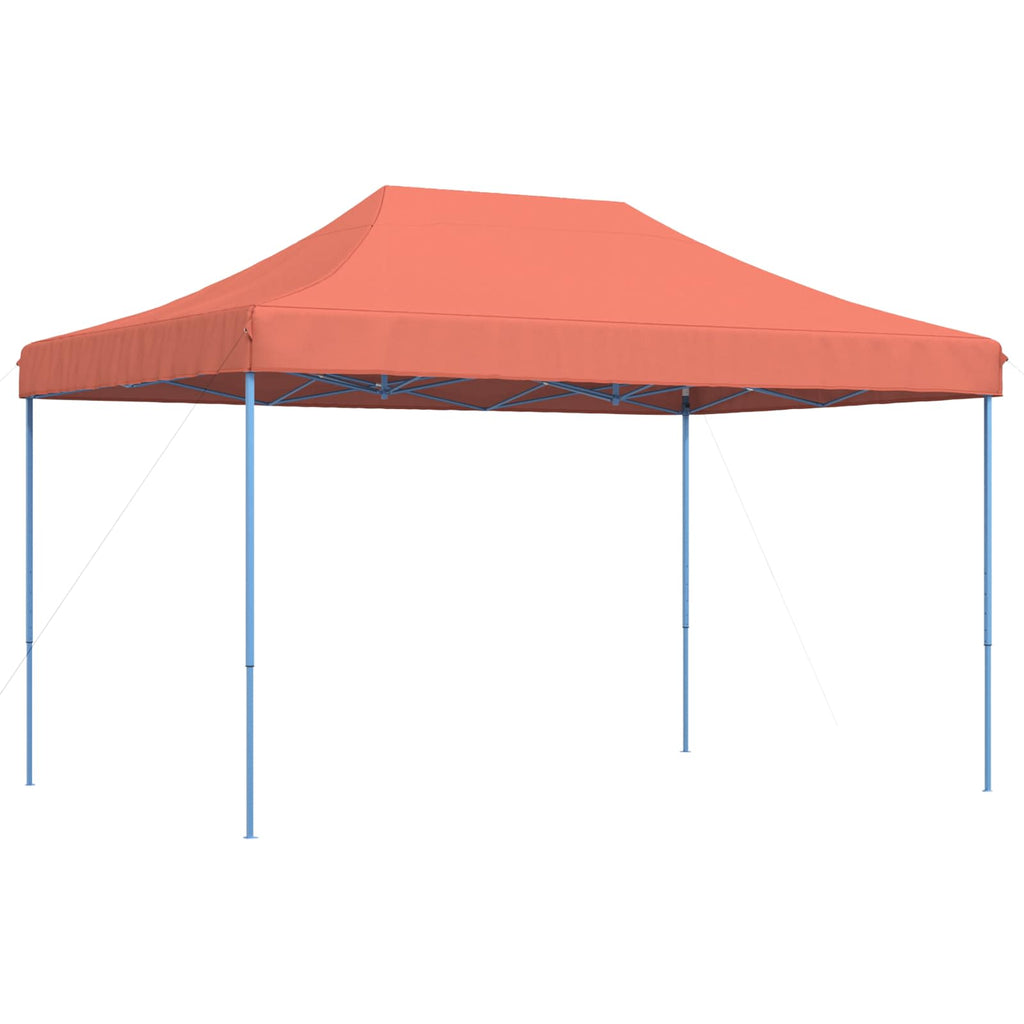 vidaXL Składany namiot imprezowy typu pop-up, terakota, 440x292x315 cm