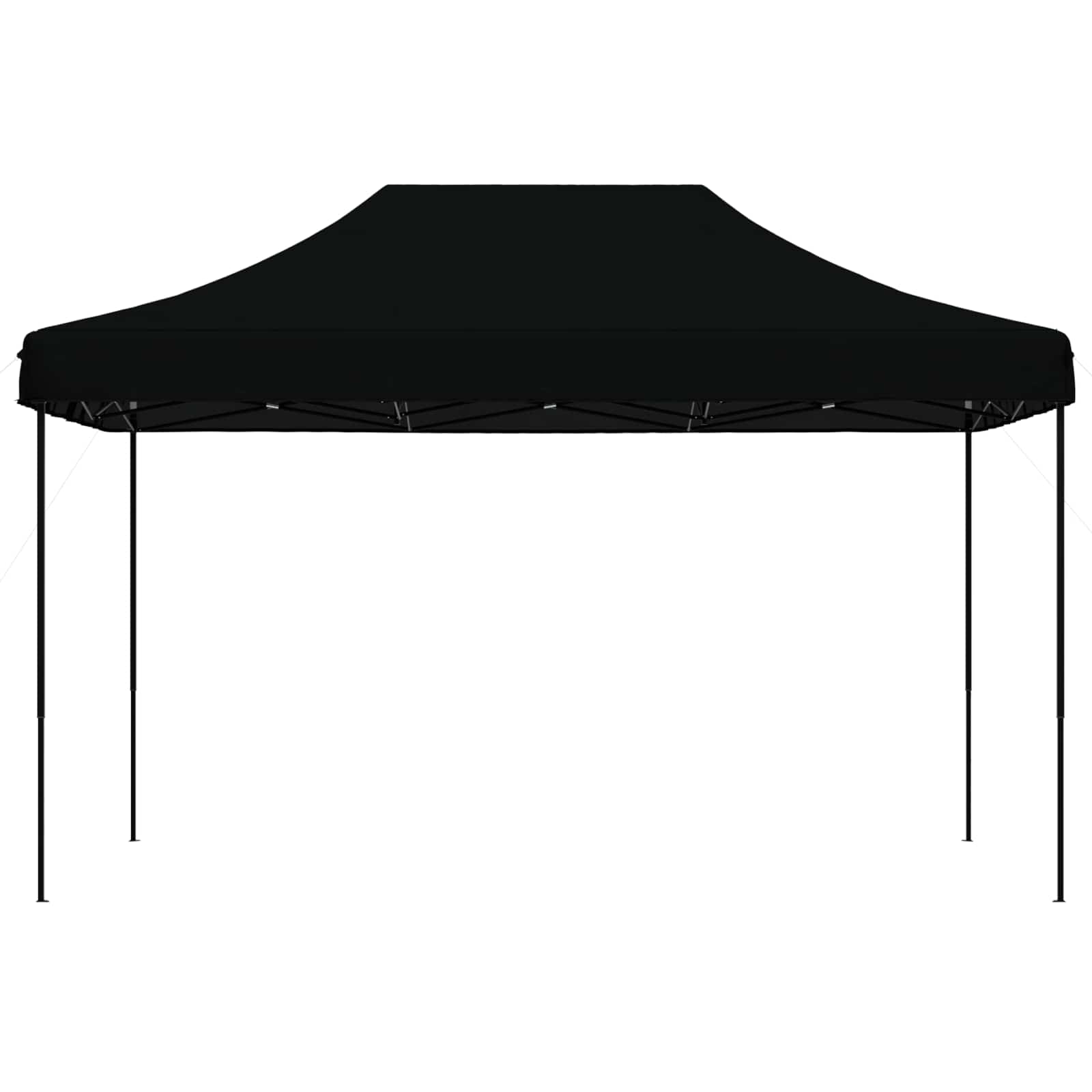 vidaXL Składany namiot imprezowy typu pop-up, czarny, 440x292x315 cm