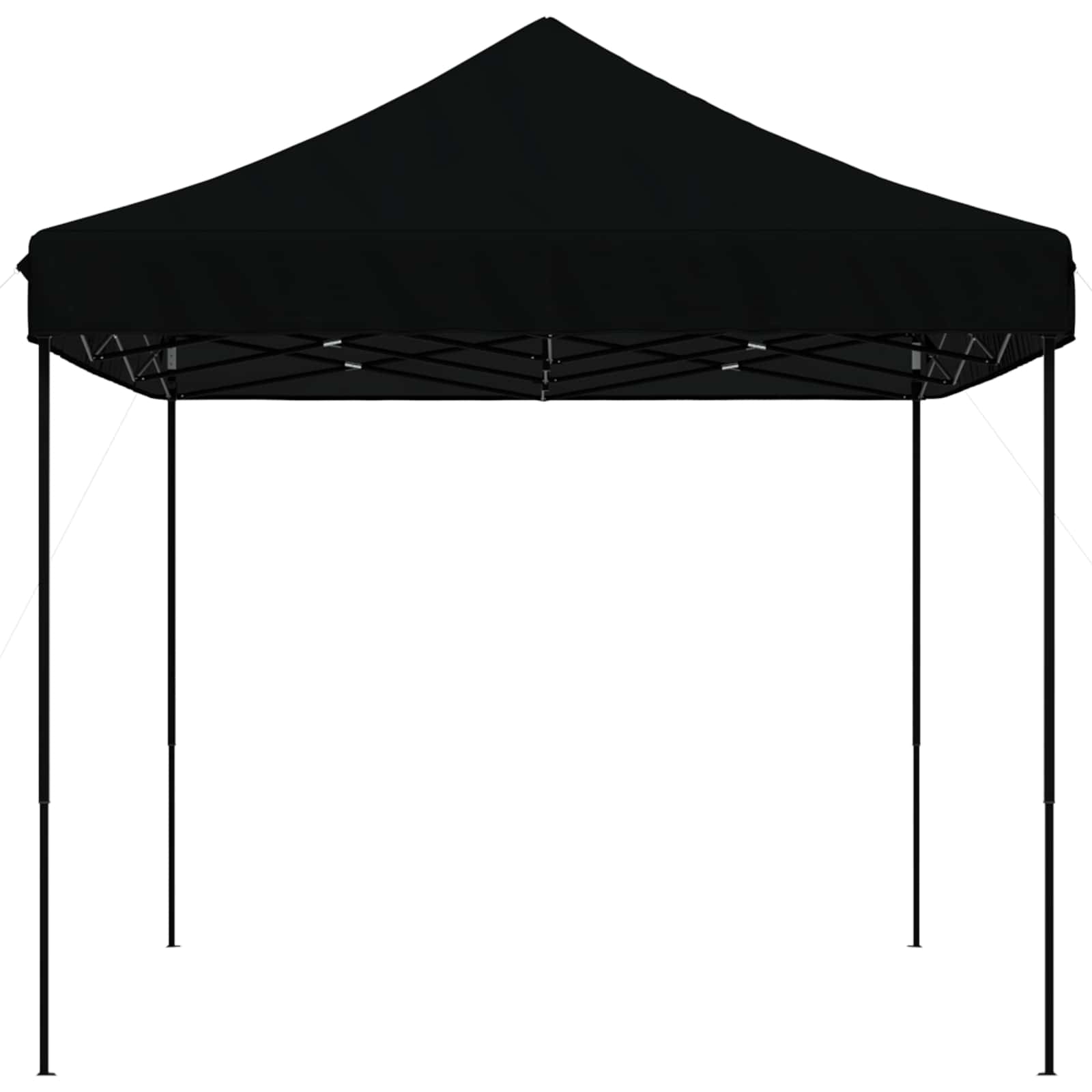 vidaXL Składany namiot imprezowy typu pop-up, czarny, 440x292x315 cm