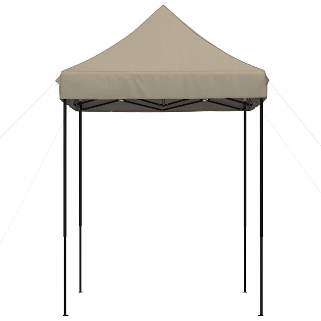 vidaXL Składany namiot imprezowy typu pop-up, taupe, 200x200x306 cm