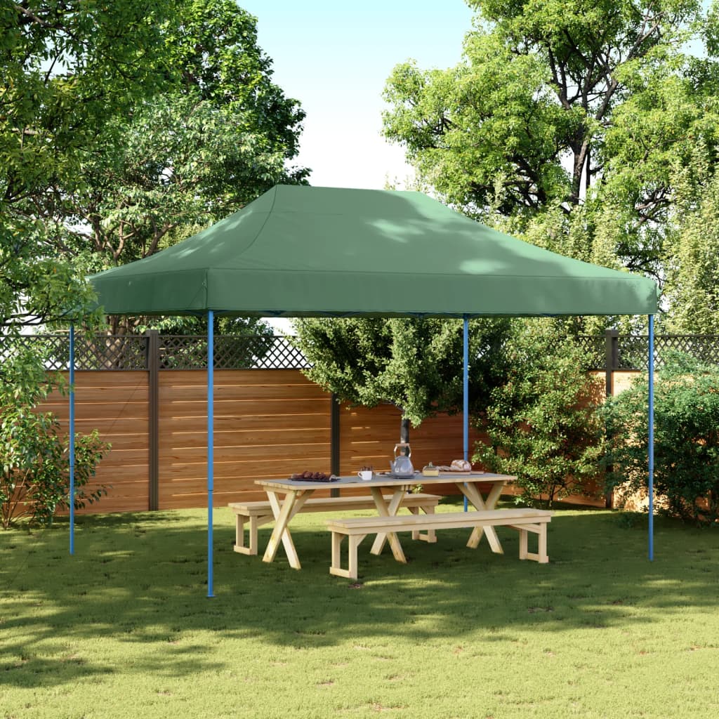 vidaXL Składany namiot imprezowy typu pop-up, zielony, 410x279x315 cm
