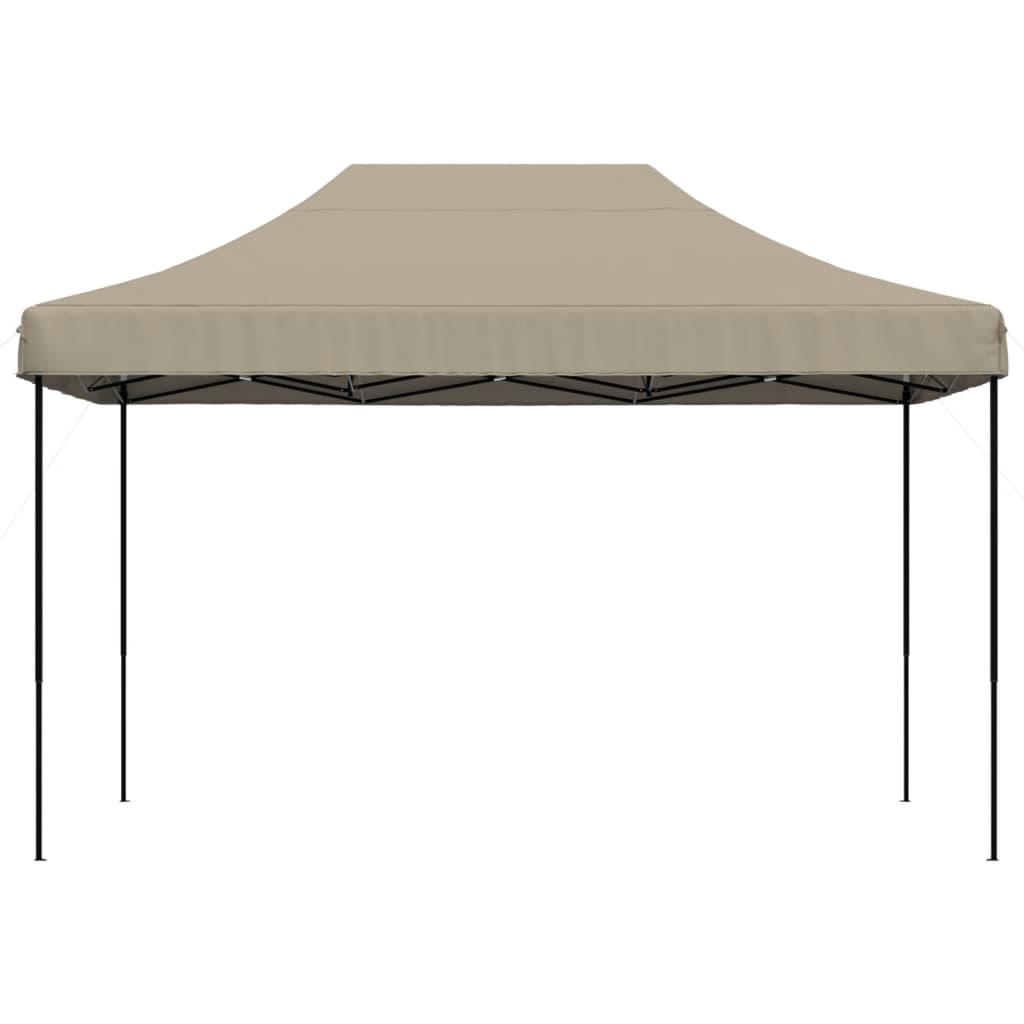vidaXL Składany namiot imprezowy typu pop-up, taupe, 410x279x315 cm
