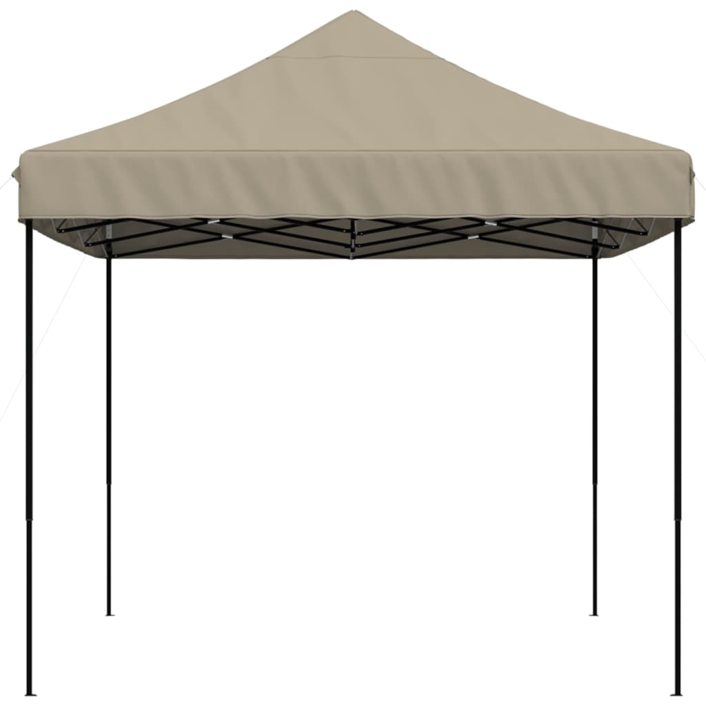 vidaXL Składany namiot imprezowy typu pop-up, taupe, 410x279x315 cm