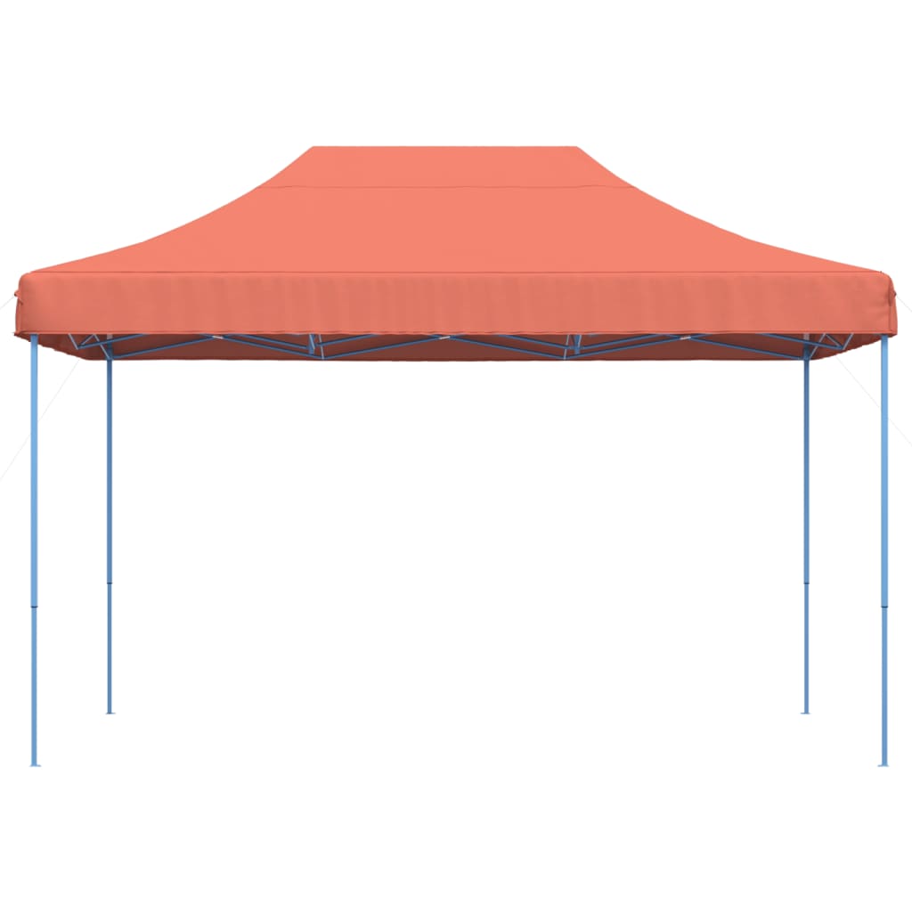 vidaXL Składany namiot imprezowy typu pop-up, terakota, 410x279x315 cm