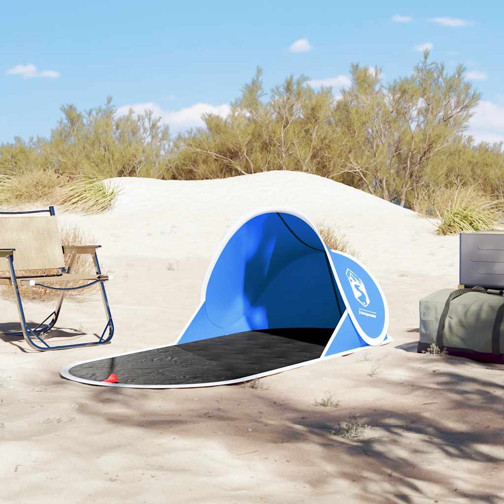 vidaXL Namiot plażowy typu pop-up, niebieski, wodoszczelny