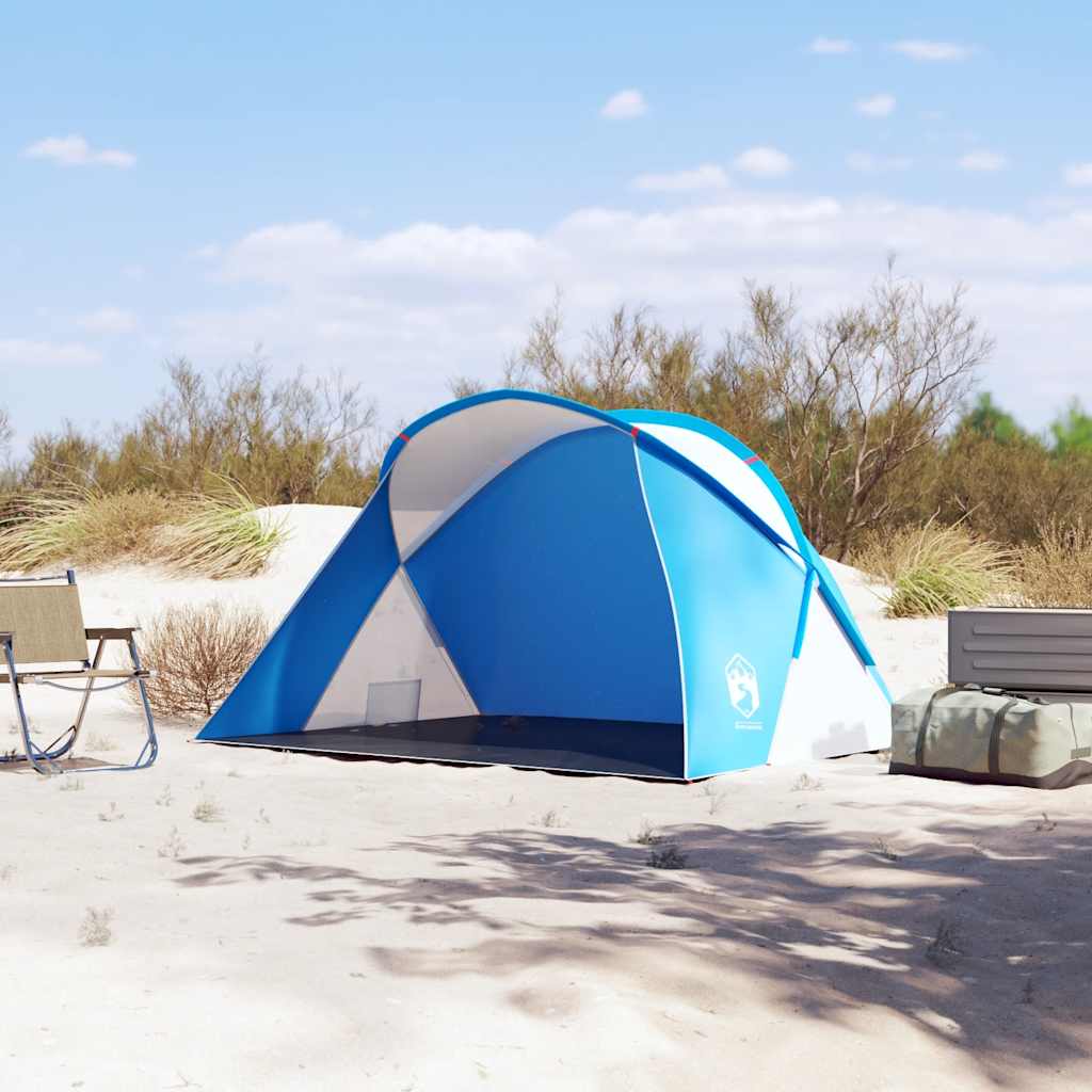 vidaXL Namiot plażowy typu pop-up, 2-os., lazurowy, wodoszczelny