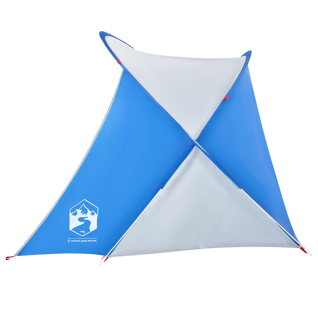 vidaXL Namiot plażowy typu pop-up, 2-os., lazurowy, wodoszczelny