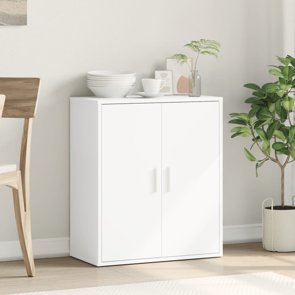 vidaXL Szafka, biała, 60x31x70 cm, materiał drewnopochodny