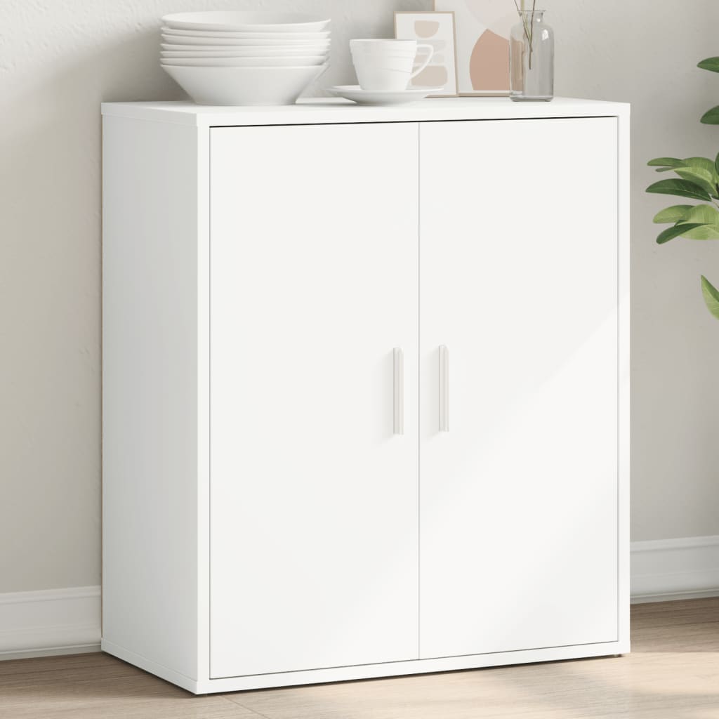 vidaXL Szafka, biała, 60x31x70 cm, materiał drewnopochodny