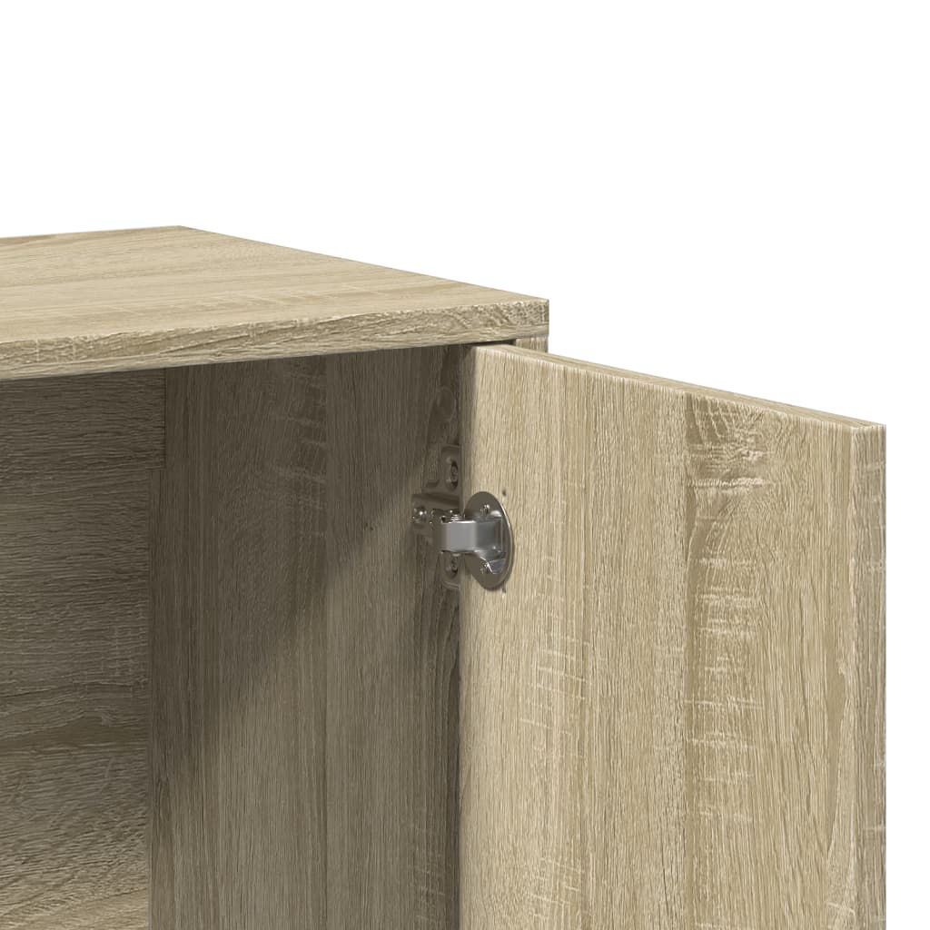 vidaXL Szafka, dąb sonoma, 60x31x70 cm, materiał drewnopochodny