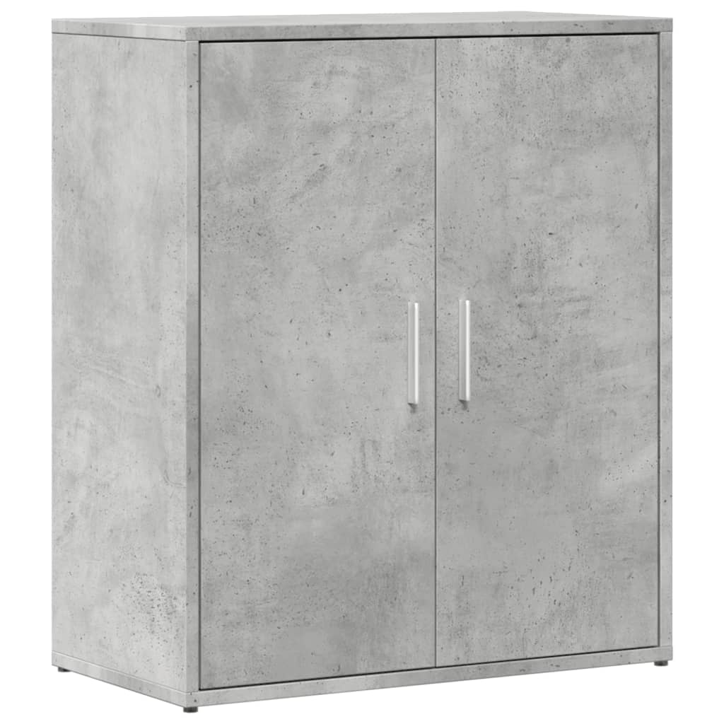 vidaXL Szafka, szarość betonu, 60x31x70 cm, materiał drewnopochodny