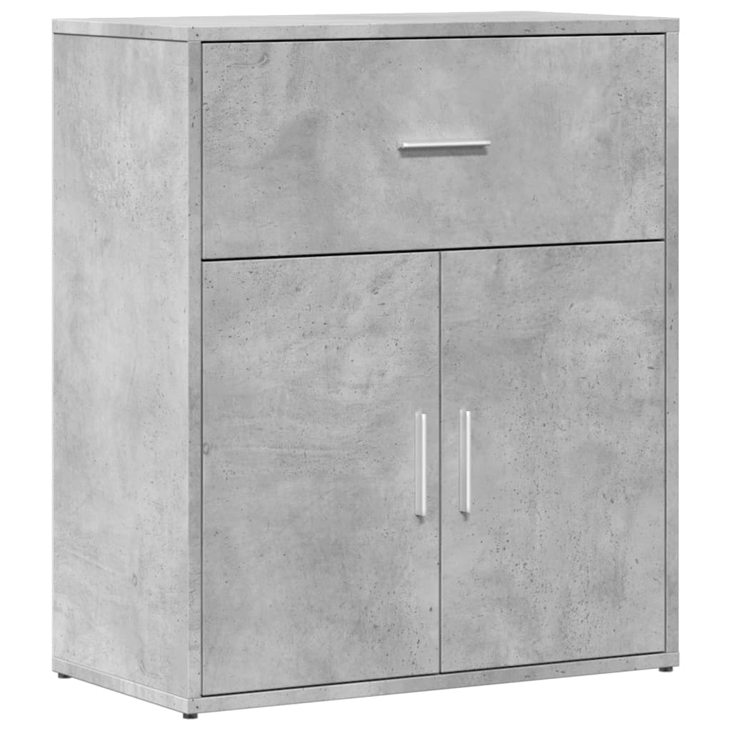 vidaXL Szafka, szarość betonu, 60x31x70 cm, materiał drewnopochodny